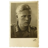 Фото испуганного пехотинца вермахта. Май 1944